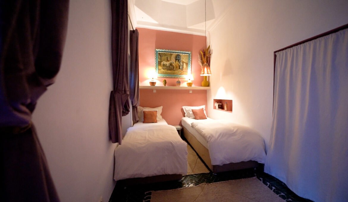 Guest house room at Marrakech